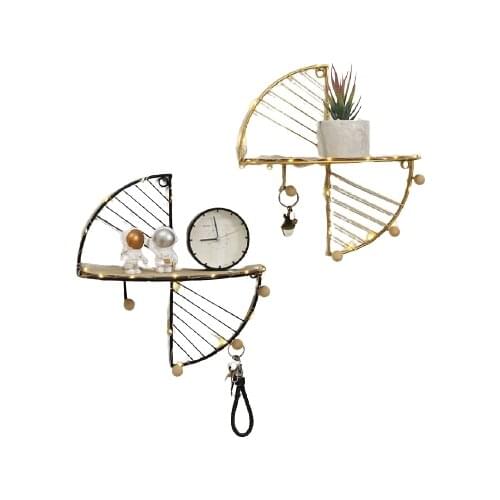 Home Decore Wall Hanging DecorNordic Dormitory Wall Shelf Living Room Wall Book Shelf Decorative Wooden Shelf Minimalist Decor