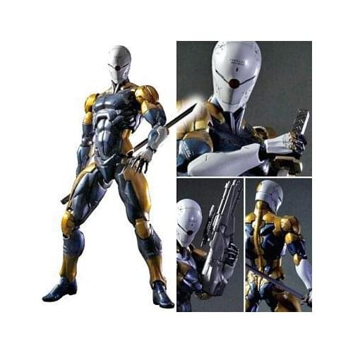 PLAY ARTS 24cm Metal Gear Solid Gray Fox Action Figure Model Toys