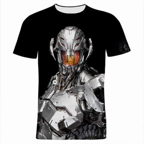 UItron Tshirts Men T Shirt Summer Short Sleeve Casual Cool Womens Clothing Marvel Hero 3D Print Boy Girl Kids Tee Shirts
