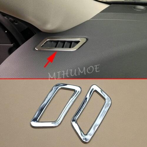 Chrome Interior Dashboard Air Vent Outlet Trim Cover For Nissan Rogue Sport X-Trail T32 Qashqai J11 Interior Trims