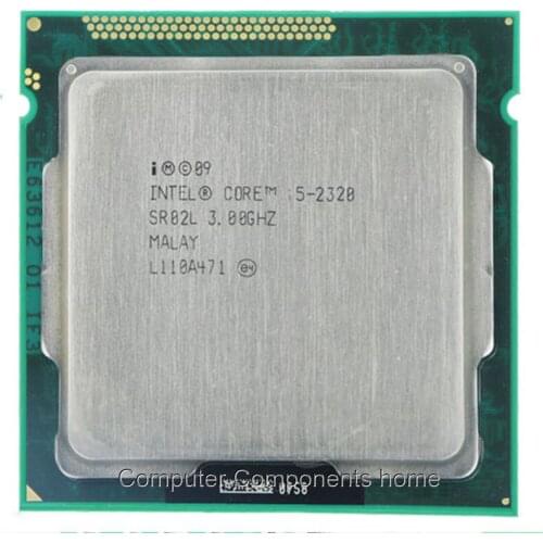 Intel Core i5-2320 Quad-Core Processor 3.0 GHz 6 MB Cache LGA 1155