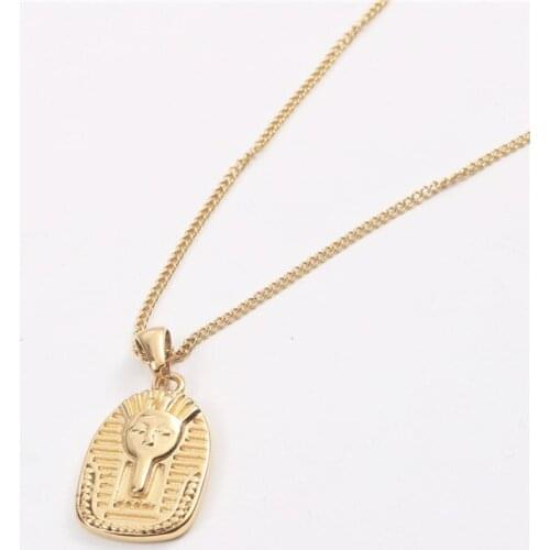 JOOLIM High End Gold Finish Figure Pendant Choker Necklace Trendy Jewelry Wholesale