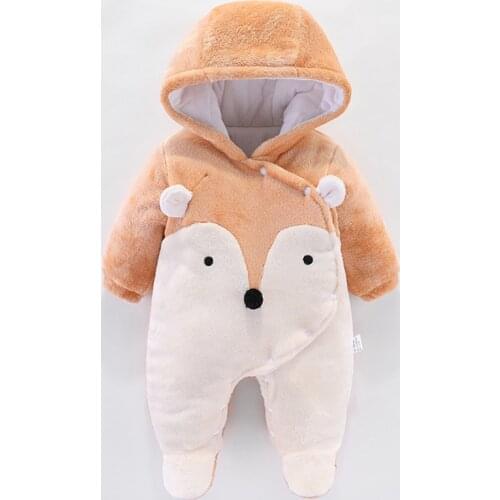 Winter Baby Clothes Baby Girls Overall 2021 Autumn Long Sleeve Newborn Costume Baby Romper For Baby Boys Jumpsuit Infant Clothes