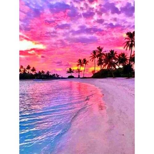 Square 5D DIY Diamond Painting 3D Diamond Embroidered Bay Cross Stitch Mosaic Needle JK