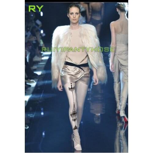 Fashion Personality Pantyhose Creative Chandelier Ladies Autumn Winter Pantyhose