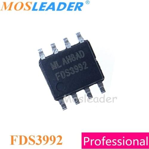 Mosleader FDS3992 SOP8 100PCS 1000PCS 3992 N-Channel 3A 100V Made in China High quality
