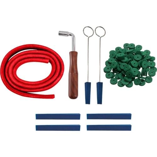 9 PCS Professional Piano Tuning Tuner Tool Kit Tuning Keys Hammer