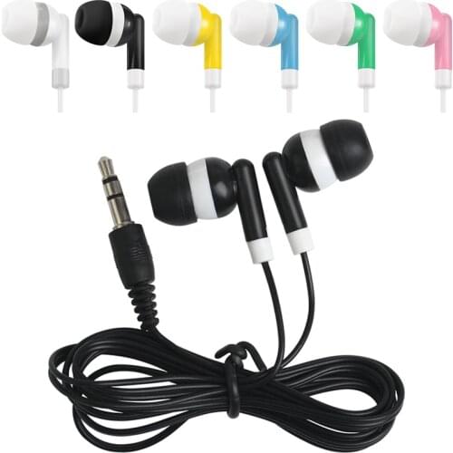 Wholesale 300pcs/lot Cheapest Disposable Earphones for bus or train or plane for gift for Museum for Concert For School giveaway