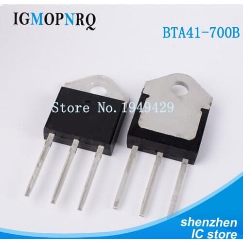 5PCS/Lot BTA41 BTA41-700B BTA41700B triode ac switch 40A 700V TO-3P TO-218 Triode Transistor Wholesale Electronic
