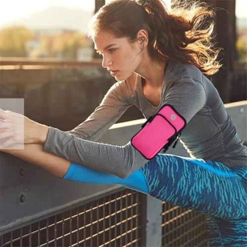 Sports Outdoor Arm Bands Sports Elasticity Quick Drying Ventilation Arm Bag Cell Phone Holder Key Package