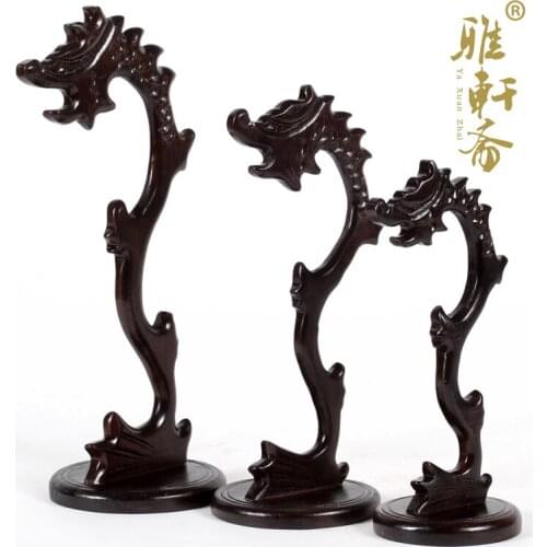 Zhai rosewood ebony Carving Crafts Gallery jade jade ornaments hanging rack hanging rack shelf leading jewelry