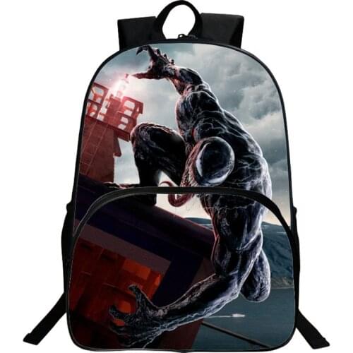 Disney Marvel Venom Backpacks Super Heroes School Bag Children Boys Kindergarten Backpack Kids Children Cartoon Men Laptop Bags