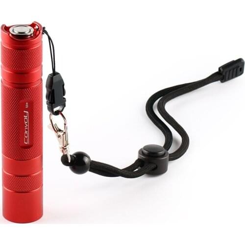 Convoy S2+ Red Cree XML2 U2-1A EDC LED Flashlight,torch,lantern,self defense,camping light, lamp,for bicycle,gift for girl