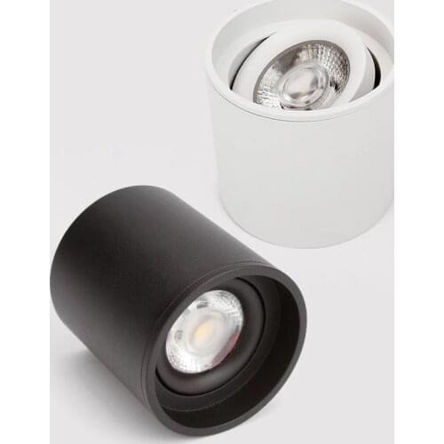 Dimmable LED spotlight 7W9W12W15W 20W AC85-265V downlight angle adjustable ceiling type living room bedroom household spotlight