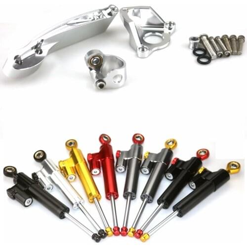 Motorcycle cnc Universal Stabilizer Damper Complete Steering Mounting Bracket For HONDA CBR600RR 2007-2016