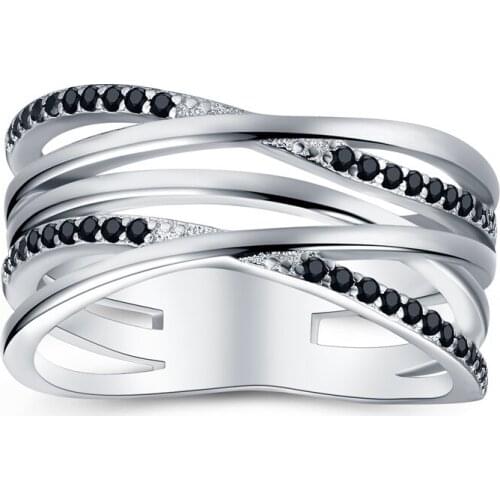 SODROV 925 Sterling Silver Jewelry Wedding Rings for Women Female Bijoux Silver 925 Jewelry Hollow Finger Ring G063