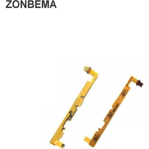 ZONBEMA Original New Power Volume Side Key Switch on off Ribbon Flex Cable For Huawei G750 3X Y550 Y530 P8 Honor 4C 5C V8