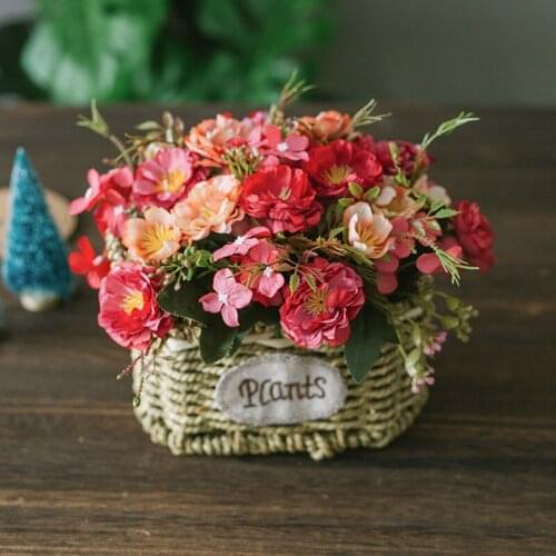 10 Heads/bunch High-grade Artificial Flower Simulation Rose Flower DIY Home Wedding Decoration Valentines Day Gift
