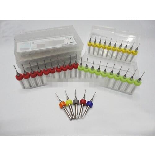 10pcs 0.1mm to 6.5mm CNC Print Circuit Board PCB Drill Bits DIAMOND Carving SMT Mould Plastic Brass SS Hardware Processing