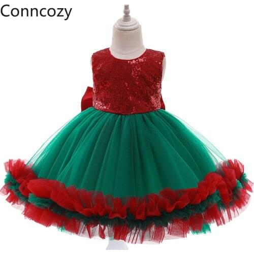 2021 Childrens Summer Christmas Party Dress Girls Princess Dress Kids Dress Halloween Dress Baby Girl Bow Dress Evening Dresses