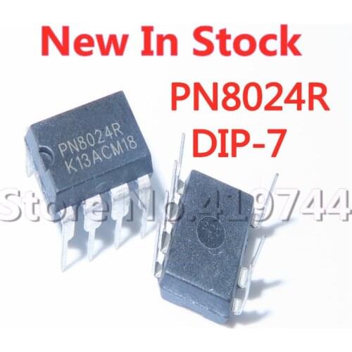 5PCS/LOT 100% Quality PN8024R PN8024 DIP-7 LED driver/power management chip IC In Stock New Original