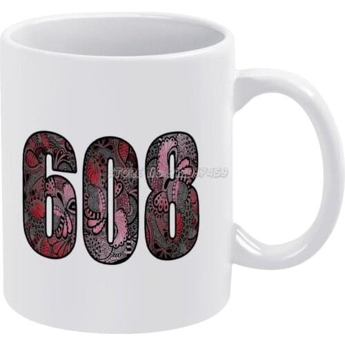 608 Doodle Coffee Mugs Porcelain Mug Cafe Tea Milk Cups Drinkware Mugs for Fathers Day Gifts 608 Doodle Madison Wisco Wisconsin