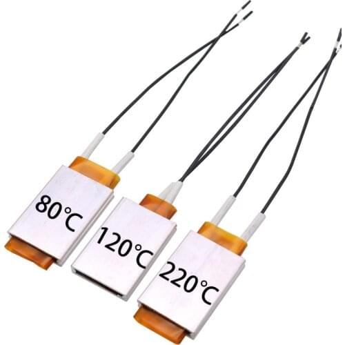 Hair Dryer Accessories Curlers Heater 80 120 220℃ Heating Element Degrees Celsius Ptc Heaters 12V Applicable Miniature Heating