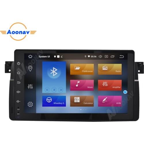 1din Android 10 car radio multimedia player for BMW E46 M3 318/320/325/330 Rover 75 1998-2006 car audio stereo receiver radio