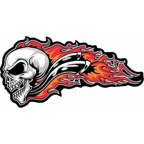 For Soccer Skull Graffiti Car Sticker Windows Decal 3D Funny Car Assessoires For VAN RV Decor Auto parts 13cm X 6cm