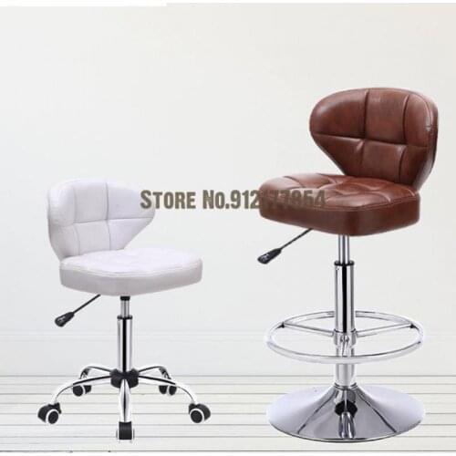 Bar Stools, Bar Chairs, Swivel And Lift, Backrest, Household High Stools, Fashion Beauty Stools, Cashier Counter Swivel Chairs