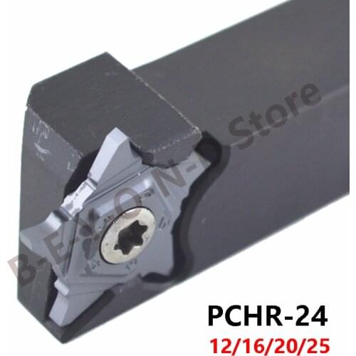 BEYOND PCHR PCHR12-24 PCHR16-24 PCHR20-24 PCHR25-24 Turning Lathe Tool Holder CNC Cutter Carbide Inserts External Shank Bar