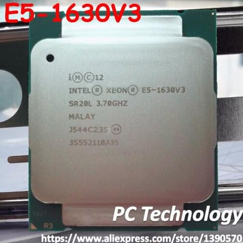 E5-1630V3 Original Intel Xeon E5-1630 V3 E5 1630 V3 3.70GHz 10M 4CORES 22NM LGA2011-3 140W Processor free shipping