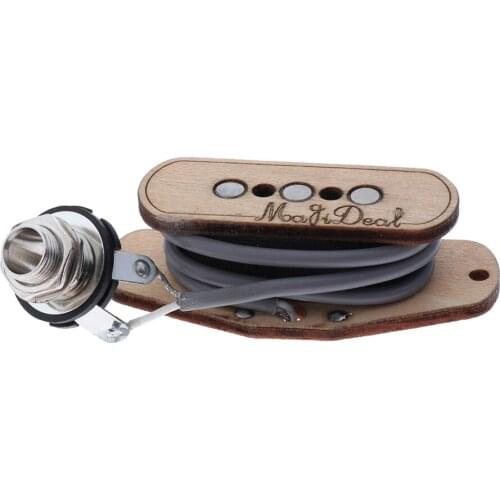 Maple Wood 3 String Cigar Box Guitar Pickup Replacement Music Accessories