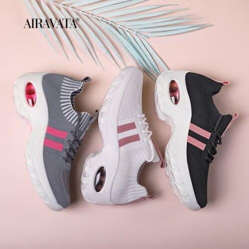 Sneakers Women Tennis Shoes Air Cushion Comfortable Female sports Shoes Height Increasing Platform Sport Lace-up Tenis Feminino