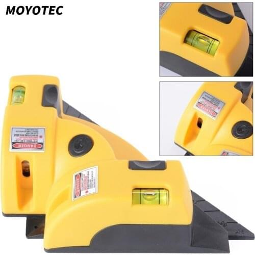 MOYOTEC Multifunctional Laser Level Right Angle Ground Wire Instrument Househeld Double Line Laser leveing Measuring Land Smooth