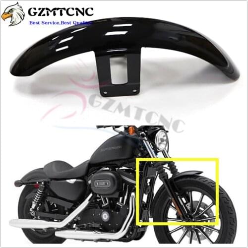 Motorcycle ABS Plastic Front Fender Mudguard Cover for Harley Sportster Iron 883 Super Low XL883L 2004-2016 05 Motor Mud Guards