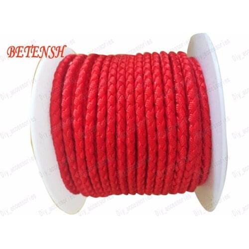 3mm Red Dragon Squama Braid Nylon Cord+17m/roll Jewelry Accessories Thread Macrame Rope Bracelet Necklace String Cords