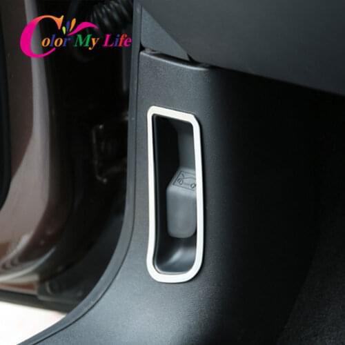 Car Engine Hood Switch Knob Decorative Cover Hood Circle Stickers Fit for Peugeot 2008 2014 - 2019 LHD Car Accessories