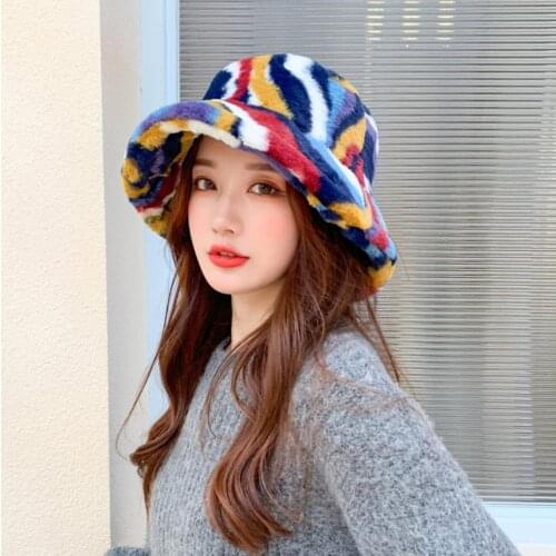 Men Women Attractive Irregular Colored Stripe Lightweight Hat Print Soft Fisherman Hat Multicolor for Beach