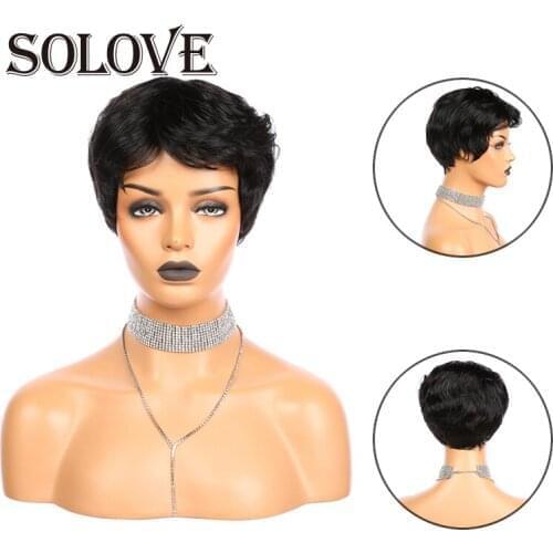 SOLOVE Short Wigs