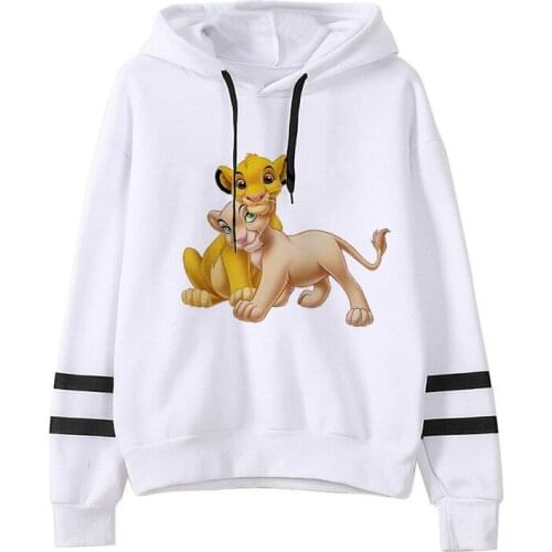 Hakuna Matata The Lion King Sweatshirt with Hood Funny Kawaii Winter Clothes Women Aesthetic Kpop Woman Clothing Dropshipping