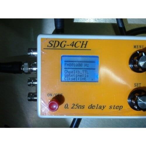 High precision laser frequency counter (with time delay function,laser modules use)