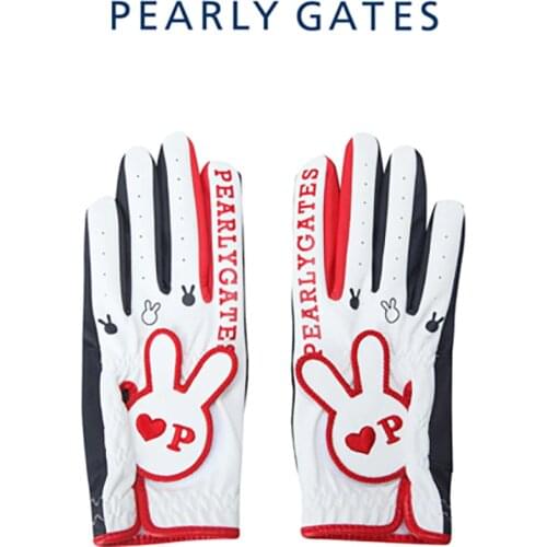 PG Womens Golf Gloves Micro Soft Fiber Breathable Anti-Slip Left And Right Hand Sports Gloves