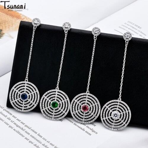 Women Earrings Zircon Inlaid Fashion Earrings Simple Banquet Wedding Earrings Designed For Women Birthday Gift For Girlfriend