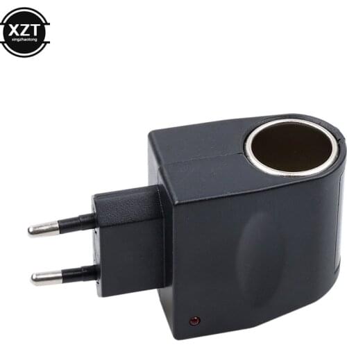 For Car Power Adapter 220V AC to 12V DC Socket Converter Home Auto Car Cigarette Lighter EU US Plug Car Accessories