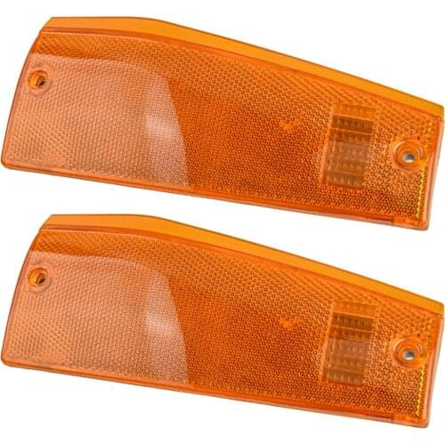 Car 1 Pair Side Marker Light Corner Turn Signal Lamp Reflector CH2550113 Fit For Jeep Cherokee XJ MJ Wagoneer 56000110