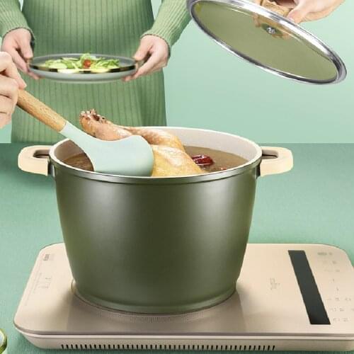 Household Kitchenware High Maifan Stone Soup Pot Special Pan For Stewed Meat Induction Cooker Deepening Binaural Cooking Tools