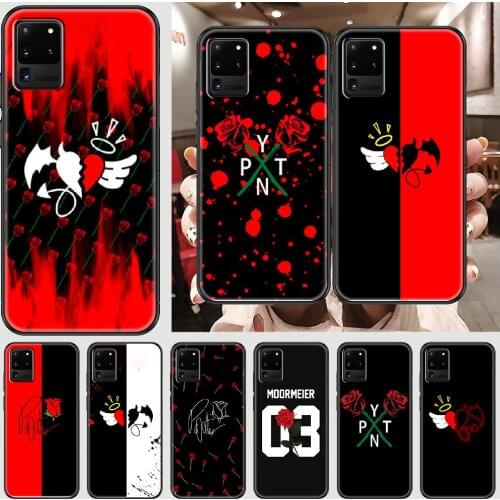 Payton Moormeier Merch Phone case For Samsung Galaxy Note 4 8 9 10 20 S8 S9 S10 S10E S20 Plus UITRA Ultra black trend cell cover