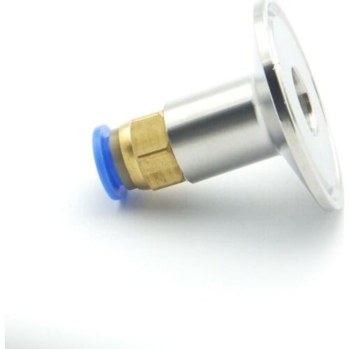 10mm Hose Tube Push In Fitting x 40mm Ferrule OD 304 Stainless Steel Sanitary Connector Pipe Fitting Fit 1" Tri Clamp