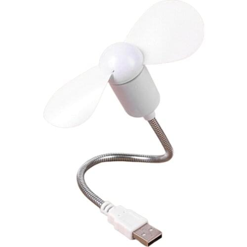 Flexible Mini USB Cooling Fan Cooler for Laptop Desktop PC Computer Portable Fan Low Noise and Low Power Consumption